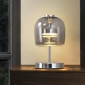 Modern Chrome 3-Color Light LED Table Lamp