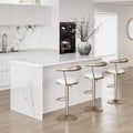 1830mm Sintered Stone Top Kitchen Island with Storage White