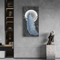 39.4" Modern LED Peacock Wall Art with USB Charging