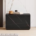 600mm Travertine Floor Nightstand with Drawer