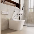Toilette intelligente allongée automatique monobloc avec réservoir intégré et aromathérapie
