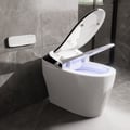 Automatic Toilet One-Piece Floor Mounted Self Clean Smart Toilet Vertical Outlet