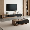 Quoint Extendable TV Stand & Coffee Table Set