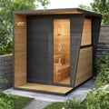 Outdoor Cabin-style Electric Steam Sauna Kits for 2-4 People