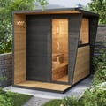 Outdoor Wooden Cabin Sauna Room for 4 People