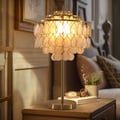Luxury Gold Shell Table Lamp