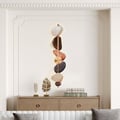 Modern Abstract Stone Pattern Acrylic Wall Accent with LED Backlighting