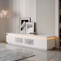 2000mm Mid Century Modern TV Stand with Light
