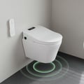 V-shaped intelligent toilet lid with automatic lid opening