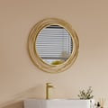 23.6" Large Round Gold Mirror
