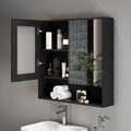 Black Mirror Cabinet with Storage 700mm*700mm