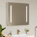 800mm Modern Wall-mounted LED Bathroom Medicine Cabinet Vanity Mirror with Storage