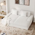 Corduroy Sofa Bed with deep seat