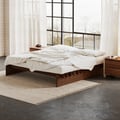 Japanese Style Solid Wood King Size Floor Bed Frame