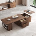 Lift-Top Coffee Table with Extendable Design & Storage