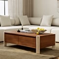 47"  Acacia Coffee Table with Storage