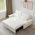 73" Performance Leather Sofa Bed