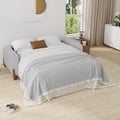 Curva Queen 3-Seater Sofa Bed Linen Pop Up Sleeper Sofa with Mattress