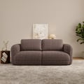 Modern 87" 2-Seater Chenille Power Convertible Sleeper Sofa with Remote Control