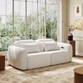 89" Chenille Zero Gravity Power Reclining Sofa with Pillows