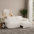 Modern 87" 2-Seater Chenille Power Convertible Sleeper Sofa with Remote Control