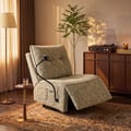 Performance Liner Power Swivel Rocker Recliner Accent Chair with Phone Holder