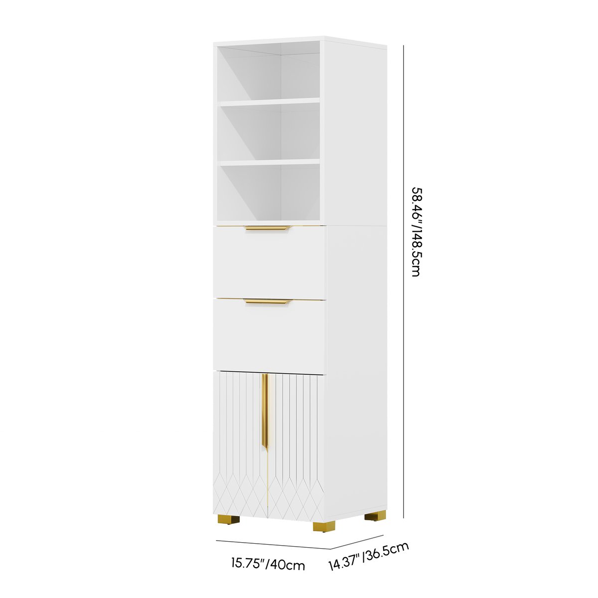 Ensemble meuble-lavabo double de salle de bain Aro 150cm et armoire de rangement de salle de bain 149cm Poids, dimensions, image