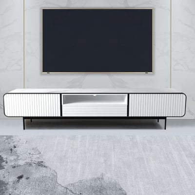 Labasuan Schwebender TV-Schrank Mit Schubladen - Moderner Wand-TV-Ständer In Walnuss