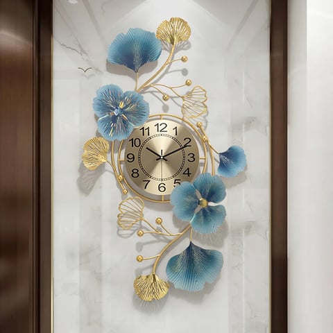 Horloge Uxcell Horloge murale silencieuse en plastique - Numéro 3D
