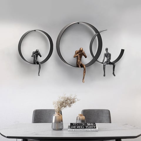 Lots De 5 Décorations Murales Sport Burwood Années 90 - Résine/plastique - Fabriqué Aux USA