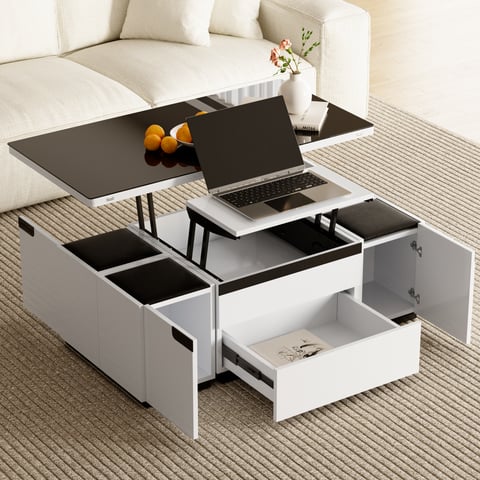 Gehärtetes Glas Couchtische｜Homary DE