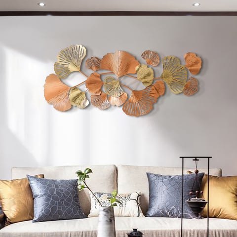 Décoration Murale en Métal Bouquet 83cm Multicolore