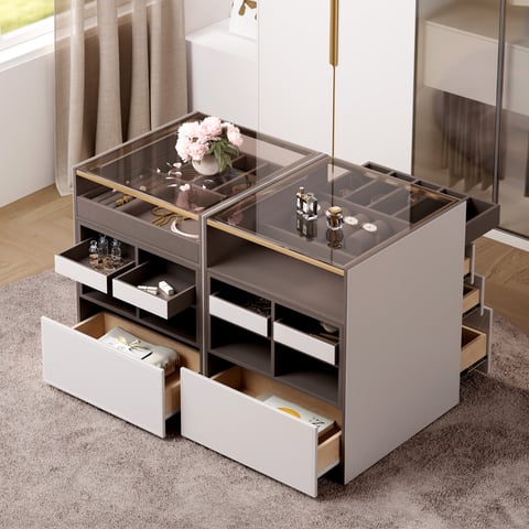 Faux Leather Dressers & ChestsHomary