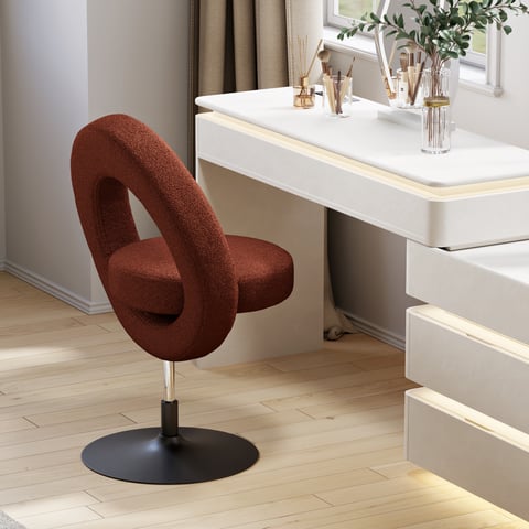 modern dressing stool design Jesmond Stool: Boucl Collection  Homeleigh Designs Ltd