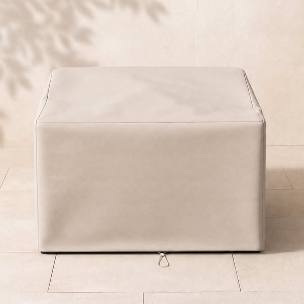 Fundas para muebles de patio Tevara Outdoor 600D de lona resistente e impermeable en color marfil