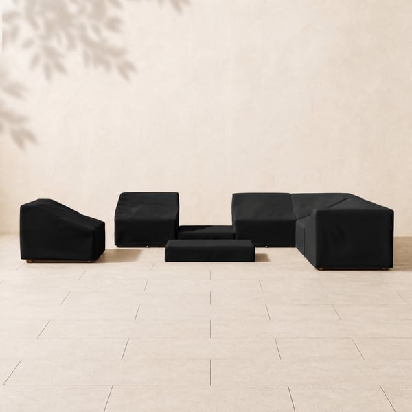 Grida 600D Tough Canvas Waterproof Outdoor Patio Furniture Set Covers