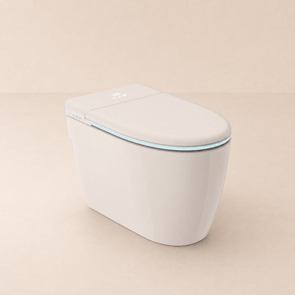 Glowin K2 Smart Bidet Toilet with Built-in Tank, 1.28 GPF