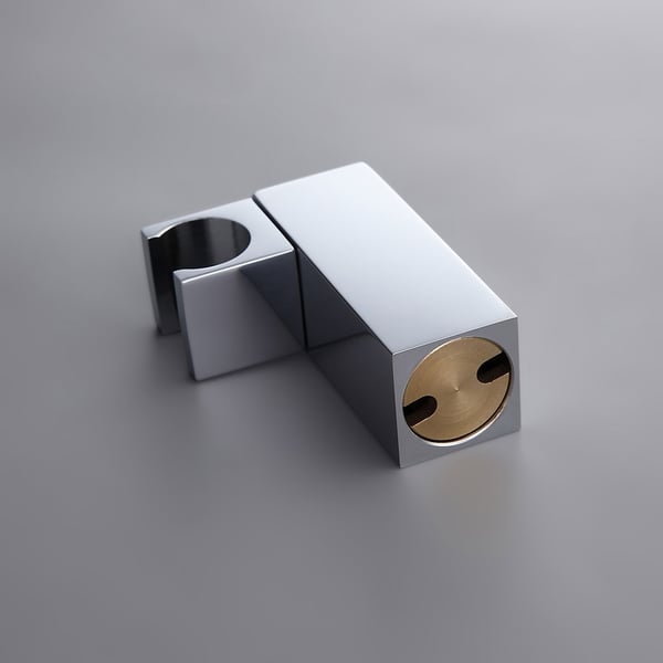Solid Brass Chrome Square Wall Mount Hand Shower Holder Homary AU