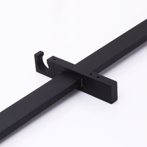 Modern Wall Mounted Adjustable Matte Black Hand Shower Slide Bar Solid