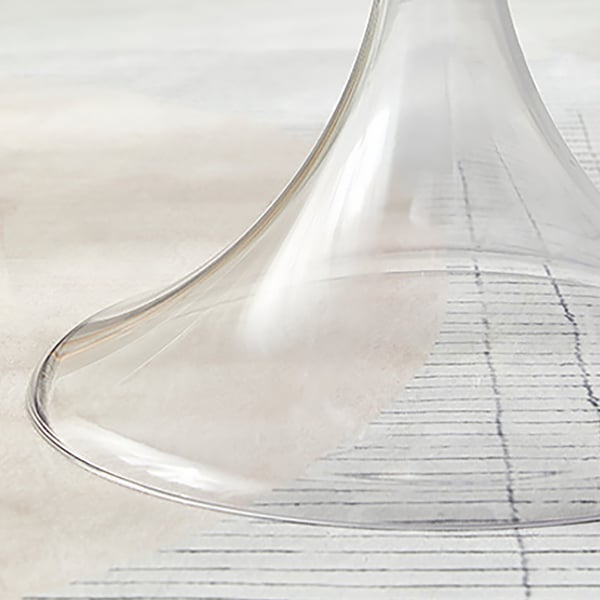 Modern Clear Accent Chair PC Material Accent Chair Homary