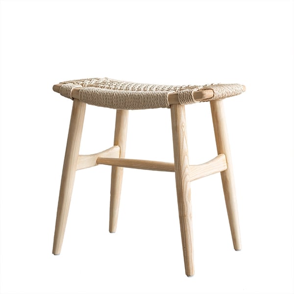 Free Shipping on Coyard Natural Ash Wood Stool Ottoman Stool｜Homary UK