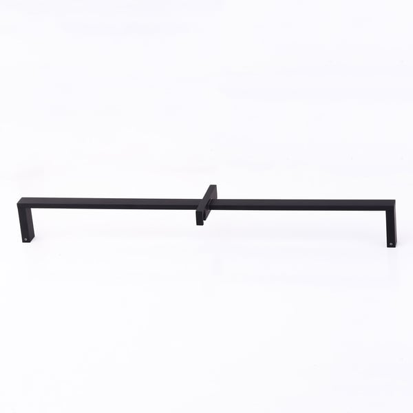 Modern Wall Mounted Adjustable Matte Black Hand Shower Slide Bar Solid