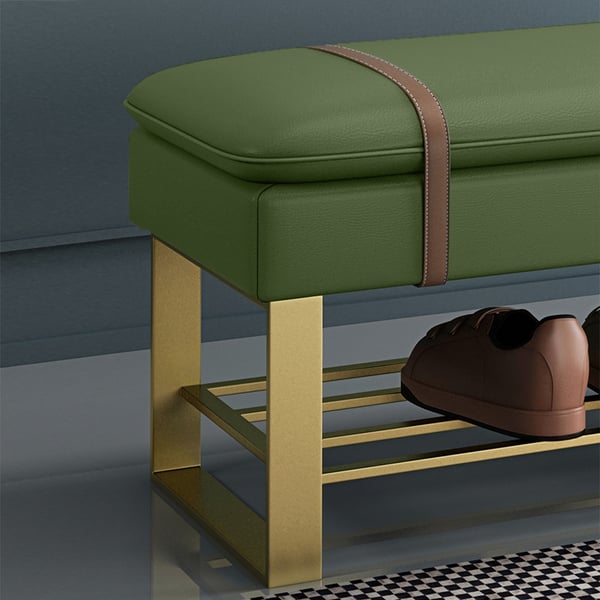 Luxus CHESTERFIELD Design Ottomane Textil Grau Polster Bank Hocker Bei