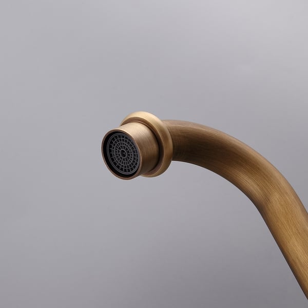 Chester Classic Style Single Handle Swirling Kitchen Tap Solid Brass in