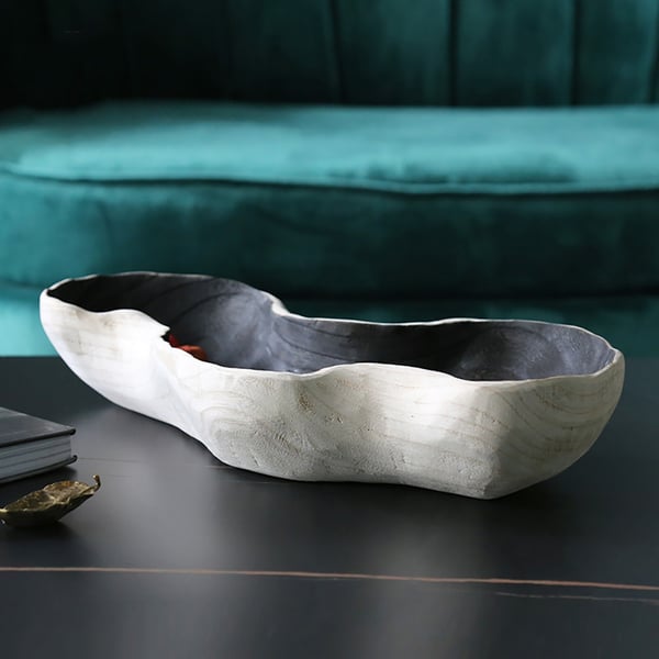 Rustic Novelty Wooden Fruit Bowl HandmadeHomary