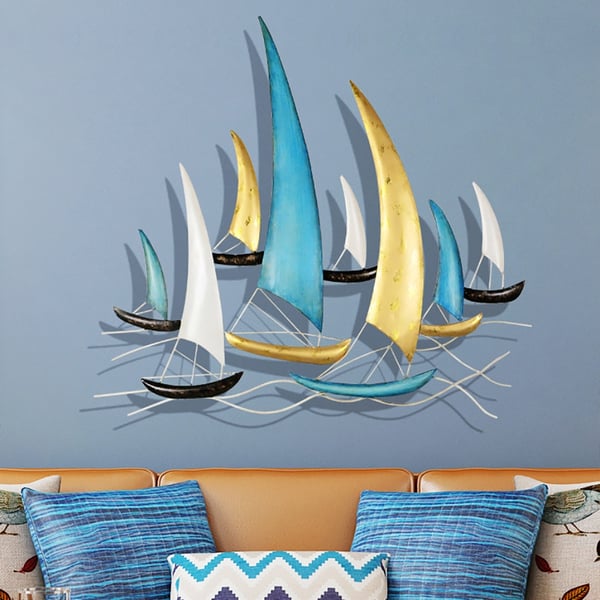 Stratton Home Decor Sailboat Wall Decor - Multi SHD0103 At