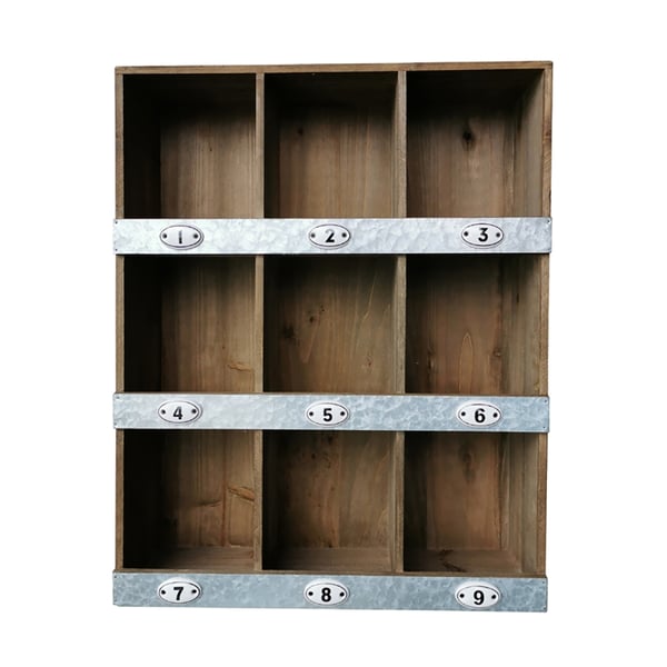 Rustic Retro Desk Organizer Rectangular Dish Storage Homary UK