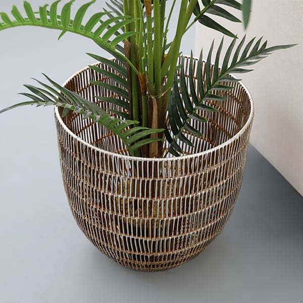 Vintage Round Hamper Bathroom Laundry Basket-Homary