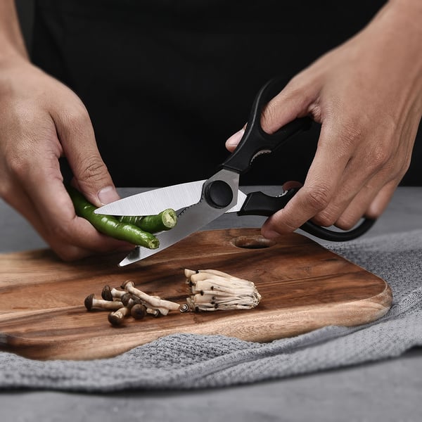 18 Pieces Stainless Steel Knife Block Set Homary UK