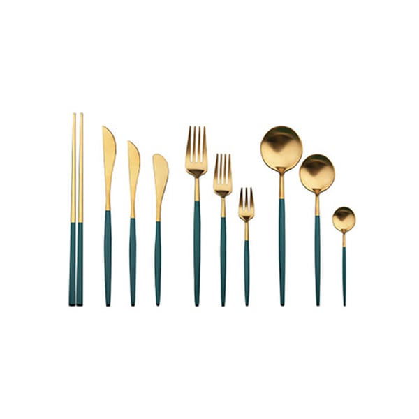 Service D'argenterie 32 Pièces En Acier Inoxydable Pour 8